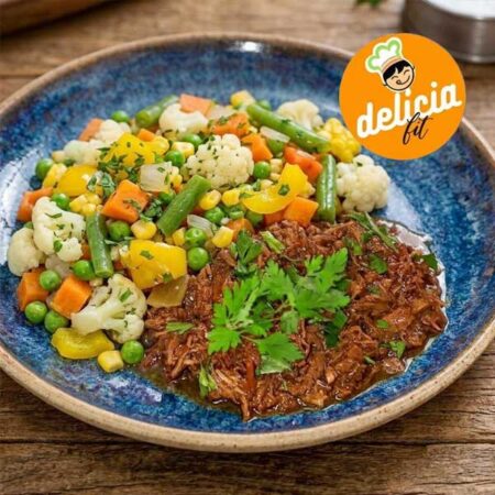 carne de panela com mix de legumes marmita delicia fit low carb