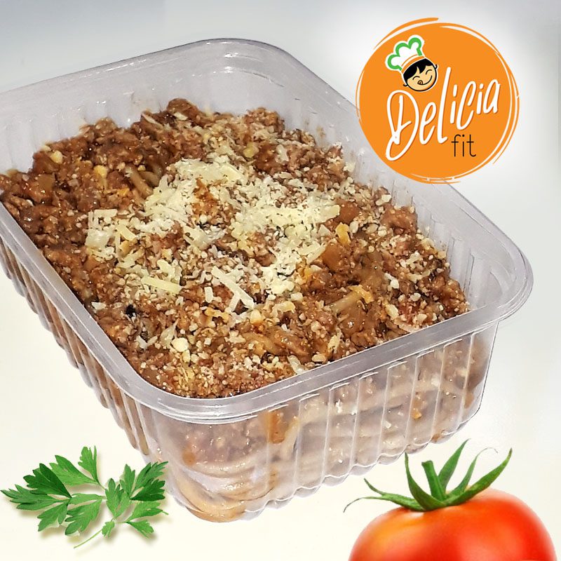 macarrão a bolonhesa delicia fit