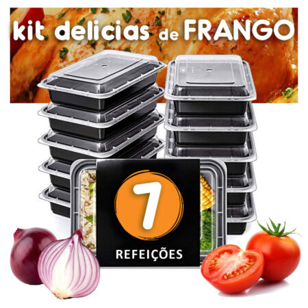 kit delicias frango 7 pratos deliciafit