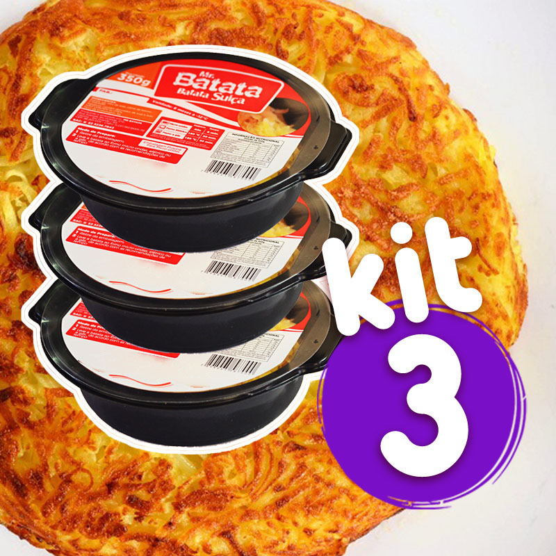 kit 3 batatas suiças