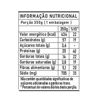 marmita congelada carne moida pure de aipim