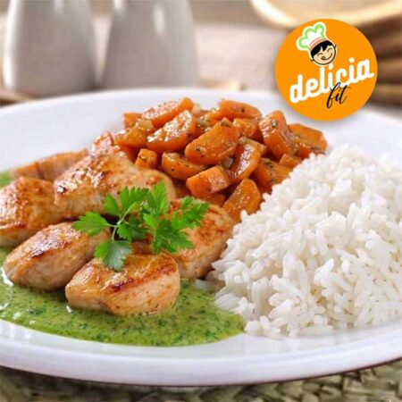 bifinhos de frango com molho de espinafre marmita congelada