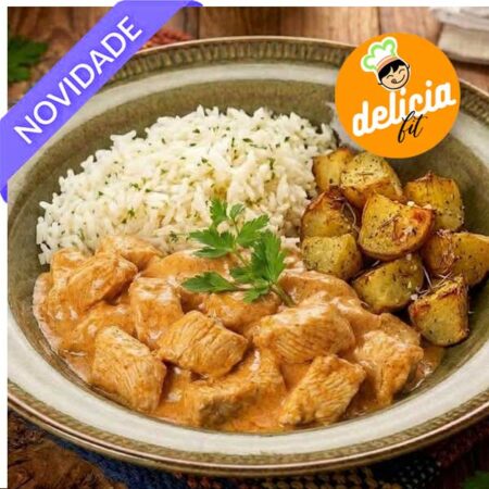 estrogonof de frango marmita congelada delicia fit