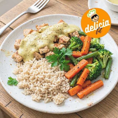 frango ao molho de mostarda marmita delicia fit