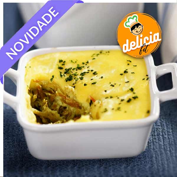 escondidinho de atata vegetariano delicia fit