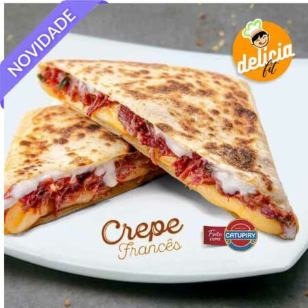 crepe frances escondidinho de carne seca com catupiry delicia fit eze congelados porto alegre