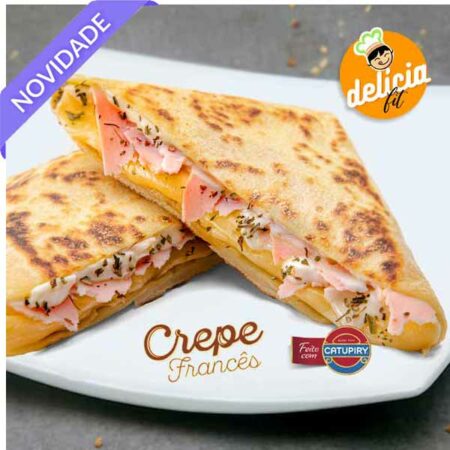 crepe frances peito de peru com catupiry delicia fit eze congelados porto alegre