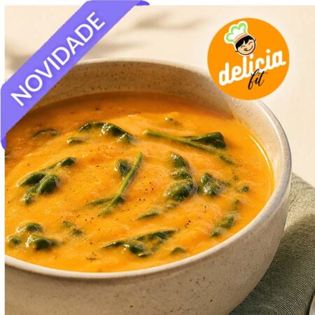 creme de cenoura com espinafre