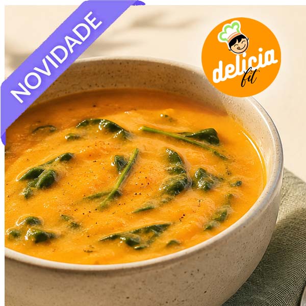 creme de cenoura com espinafre