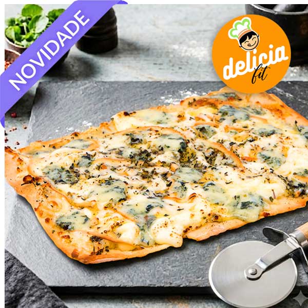 pizza salvia 4 queijos artesanal congelada