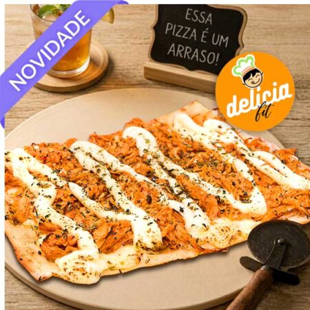 pizza salvia frango com requeijão delicia fit congelada